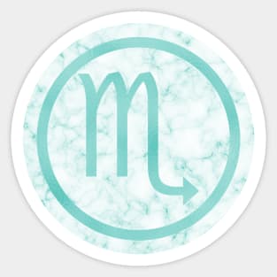 Blue Mable Zodiac - Scorpio Sticker